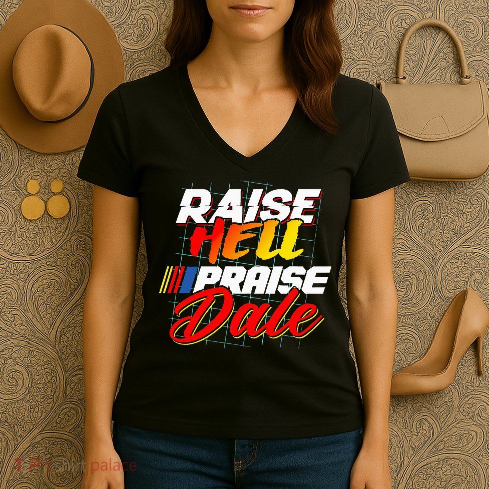 Raise Hell Praise Dale Women's V-Neck T-Shirt