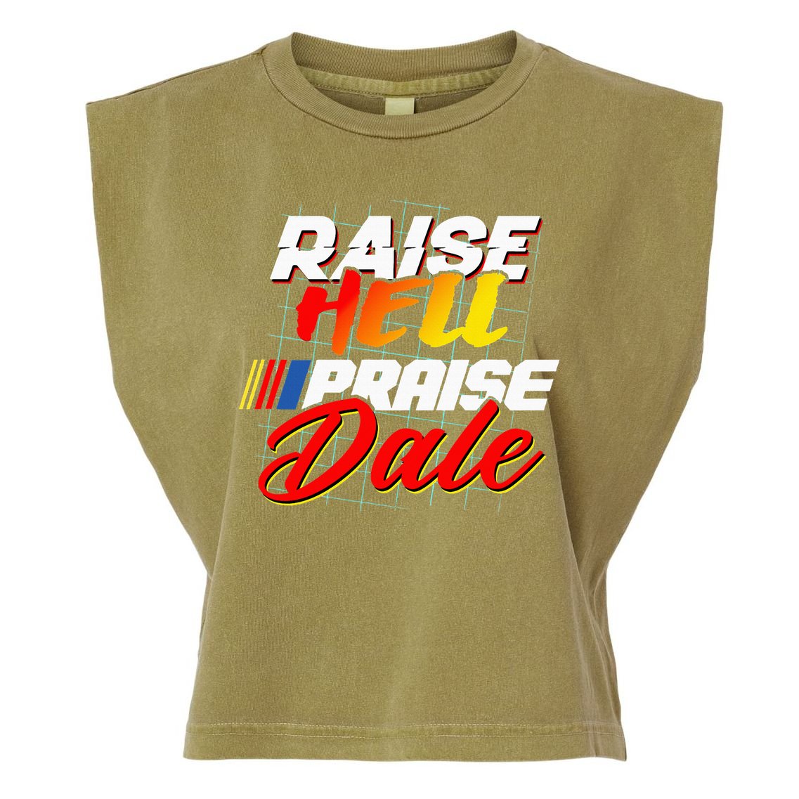Raise Hell Praise Dale Garment-Dyed Women's Muscle Tee