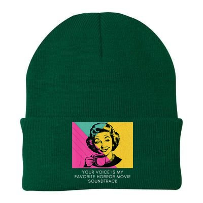 Retro Humor Quote Horror Movie Soundtrack Sarcasm Meme Knit Cap Winter Beanie