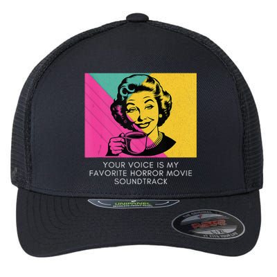 Retro Humor Quote Horror Movie Soundtrack Sarcasm Meme Flexfit Unipanel Trucker Cap