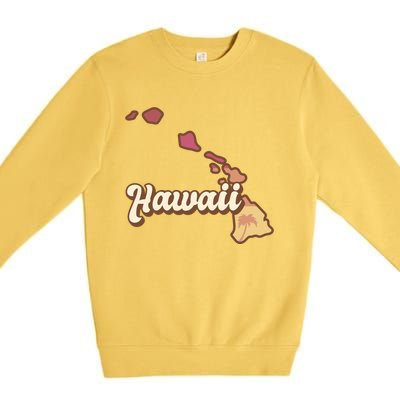 Retro Hawaii Premium Crewneck Sweatshirt