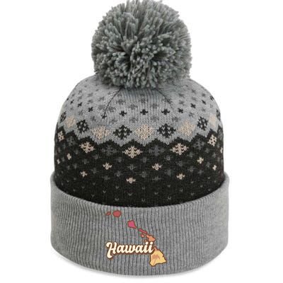 Retro Hawaii The Baniff Cuffed Pom Beanie