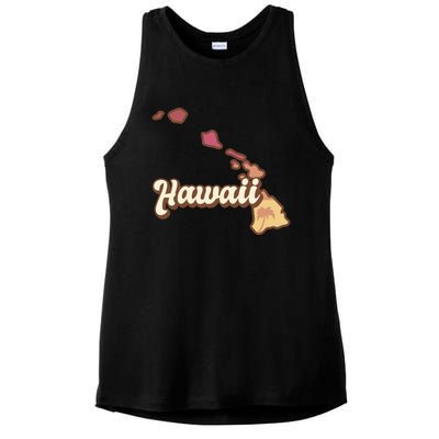 Retro Hawaii Ladies PosiCharge Tri-Blend Wicking Tank