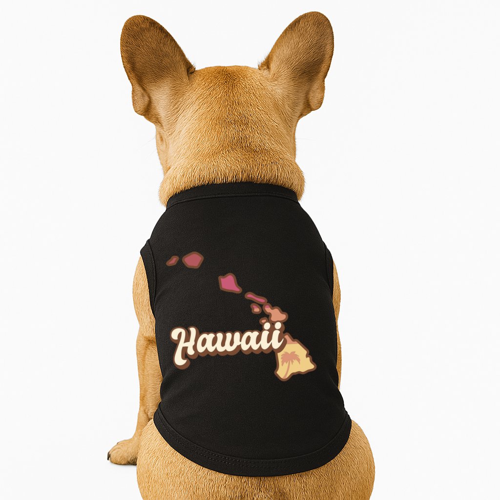 Retro Hawaii Doggie Tank