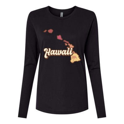 Retro Hawaii Womens Cotton Relaxed Long Sleeve T-Shirt