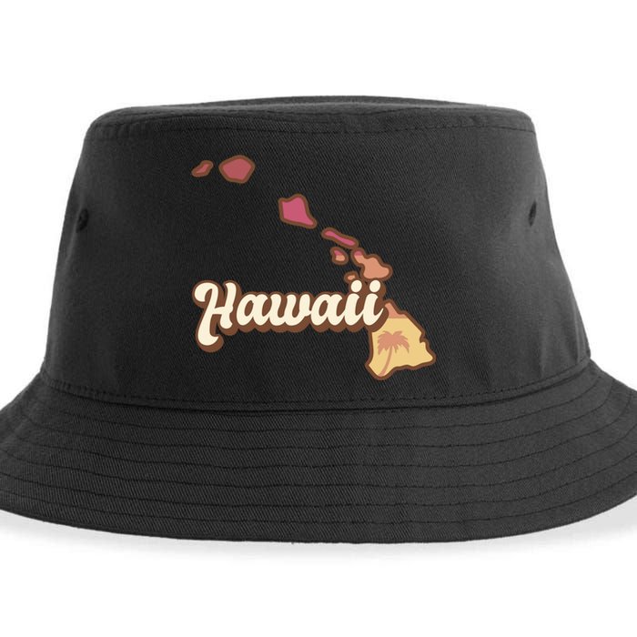 Retro Hawaii Sustainable Bucket Hat