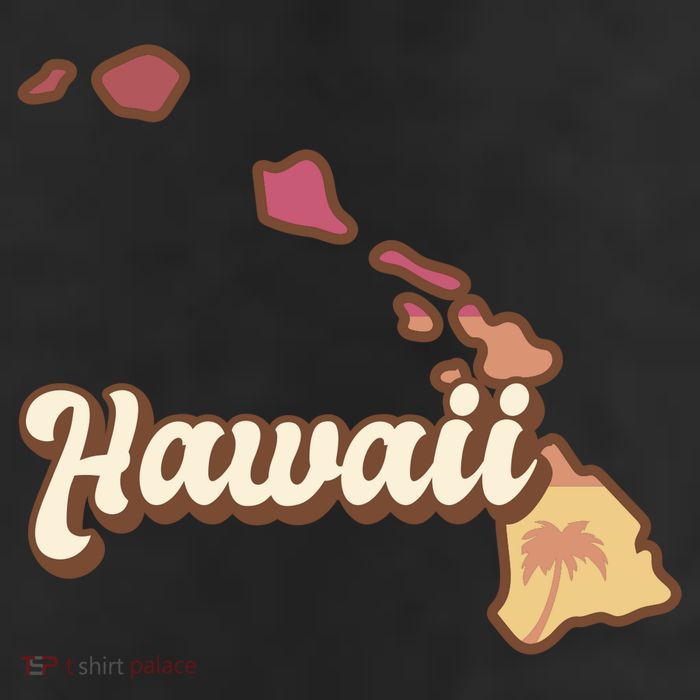 Retro Hawaii 11oz C Handle Ceramic Mug