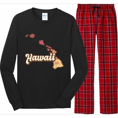 Retro Hawaii Long Sleeve Pajama Set