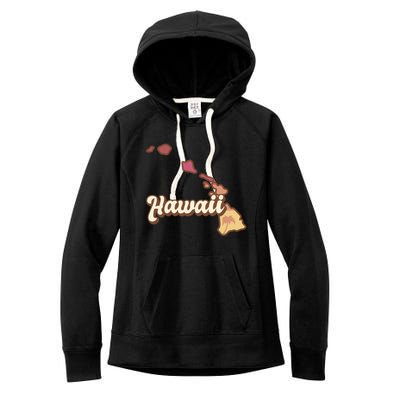 Retro Hawaii Women's Fleece Hoodie