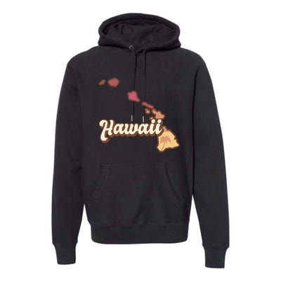 Retro Hawaii Premium Hoodie