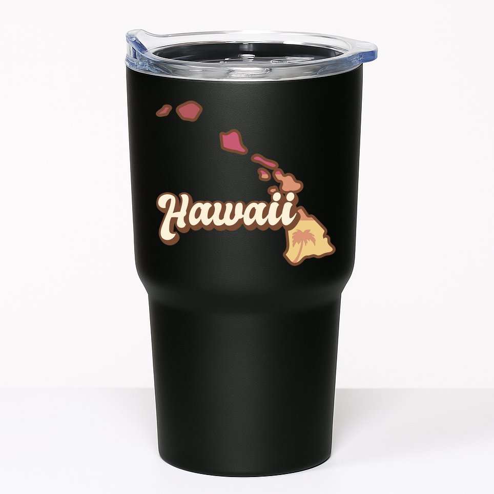 Retro Hawaii Tumbler