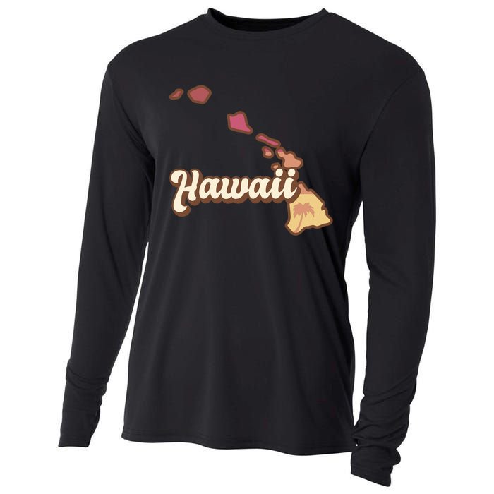 Retro Hawaii Cooling Performance Long Sleeve Crew