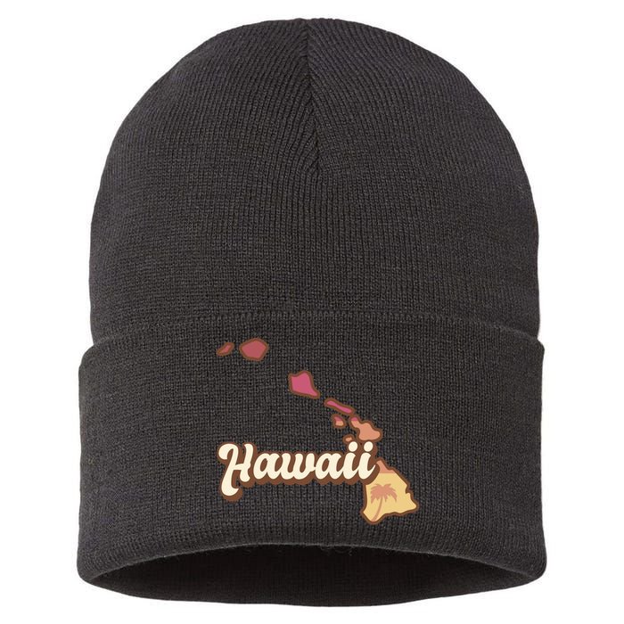 Retro Hawaii Sustainable Knit Beanie