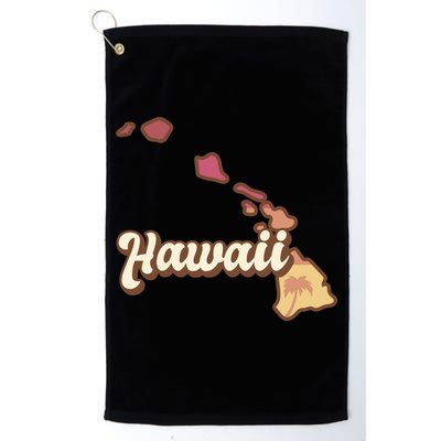 Retro Hawaii Golf Towel