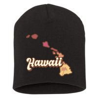 Retro Hawaii Short Acrylic Beanie