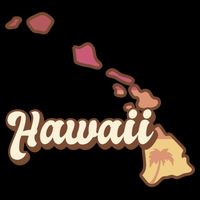 Retro Hawaii Short Acrylic Beanie