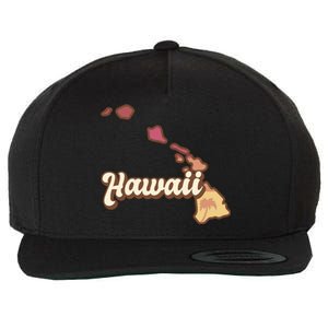 Retro Hawaii Wool Snapback Cap