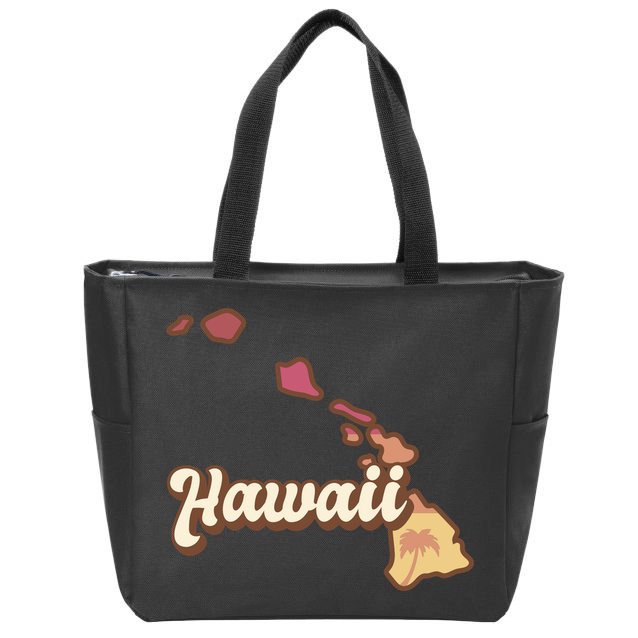 Retro Hawaii Zip Tote Bag