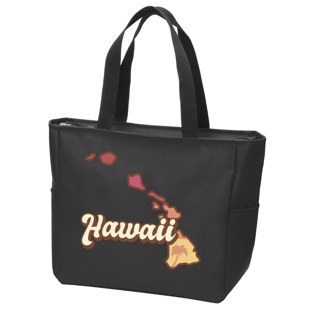 Retro Hawaii Zip Tote Bag