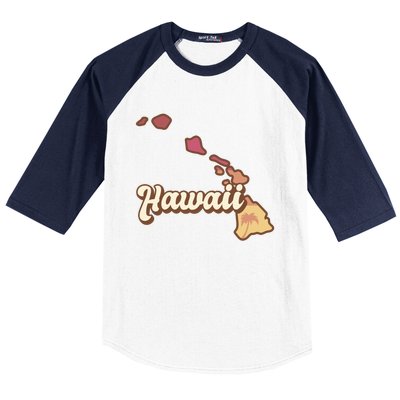 Retro Hawaii Baseball Sleeve Shirt