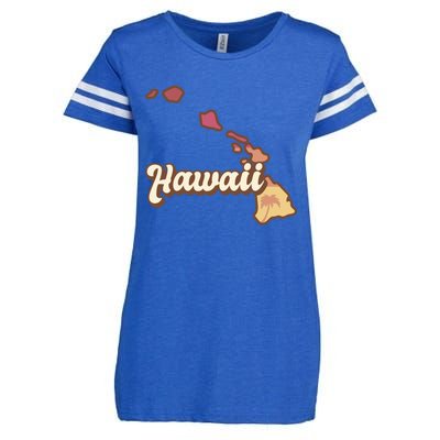 Retro Hawaii Enza Ladies Jersey Football T-Shirt