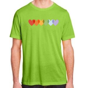 Rainbow Hearts Adult ChromaSoft Performance T-Shirt