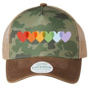 Rainbow Hearts Legacy Tie Dye Trucker Hat