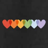 Rainbow Hearts Cool Comfort Performance Bucket Hat