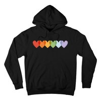 Rainbow Hearts Hoodie