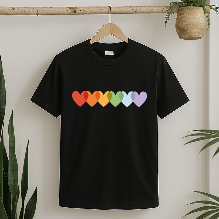 Rainbow Hearts T-Shirt