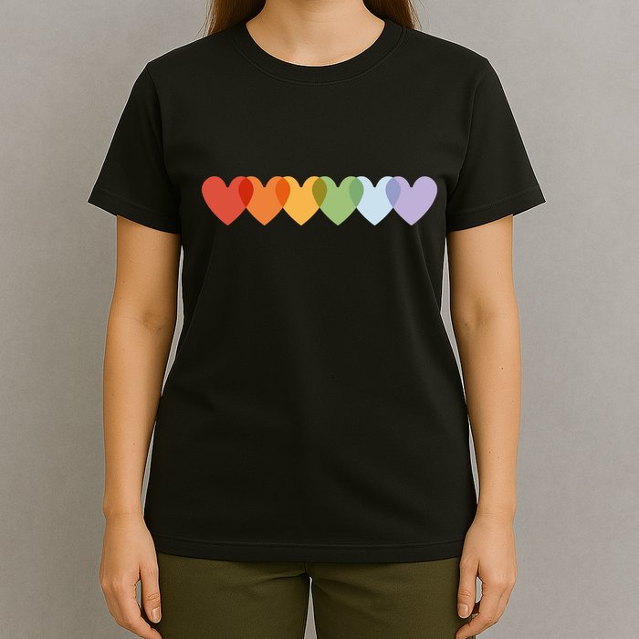 Rainbow Hearts T-Shirt