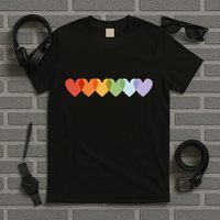 Rainbow Hearts T-Shirt