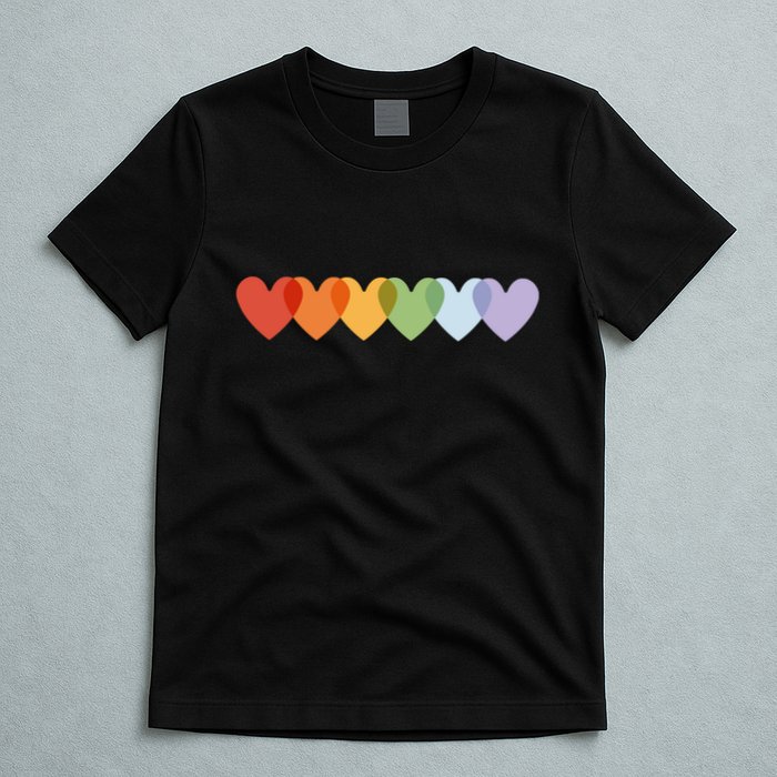 Rainbow Hearts T-Shirt