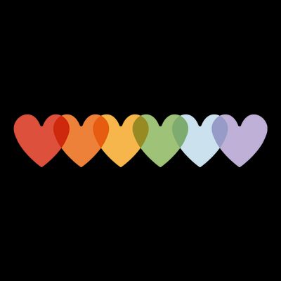 Rainbow Hearts T-Shirt