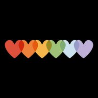 Rainbow Hearts T-Shirt