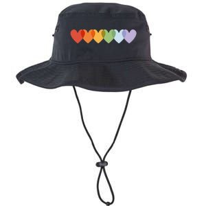 Rainbow Hearts Legacy Cool Fit Booney Bucket Hat