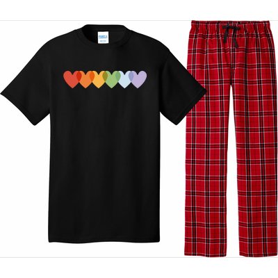 Rainbow Hearts Pajama Set