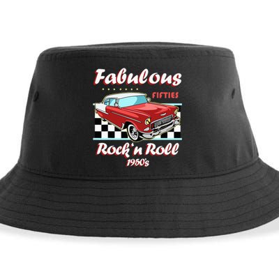 Rockabilly Hot Rod 1950 50s Rock N Roll Psychobilly Sustainable Bucket Hat