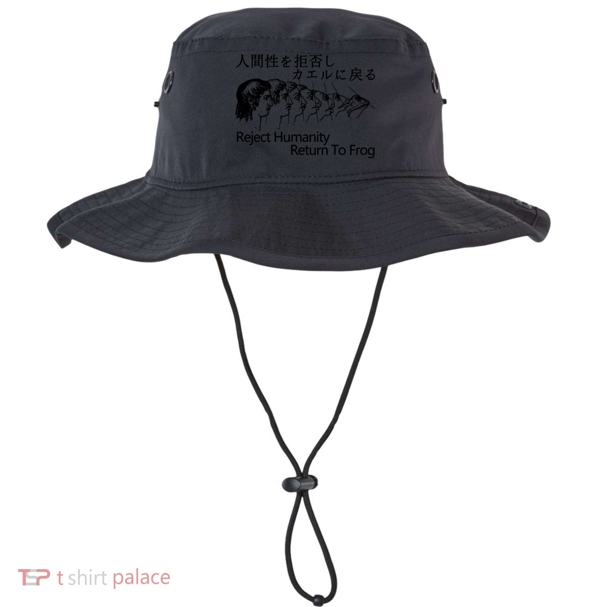 Reject Humanity Return To Frog Japanese Bucket Hat