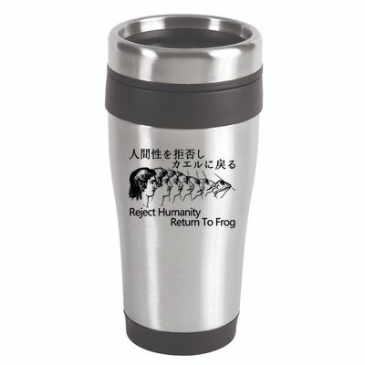 Reject Humanity Return To Frog Japanese 16oz Travel Tumbler
