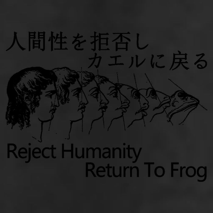 Reject Humanity Return To Frog Japanese Golf Towel