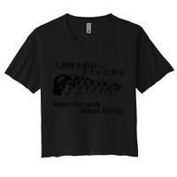Reject Humanity Return To Frog Japanese Crop Top