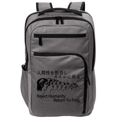 Reject Humanity Return To Frog Japanese Impact Tech Backpack