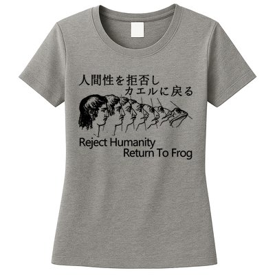 Reject Humanity Return To Frog Japanese Womens T-Shirt