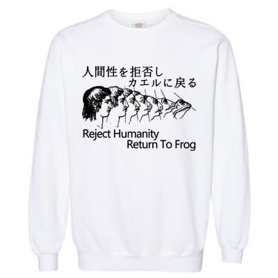 Reject Humanity Return To Frog Japanese Garment-Dyed Sweatshirt