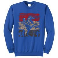 Retro Horse Riding Western Cowboy Sweatshirt