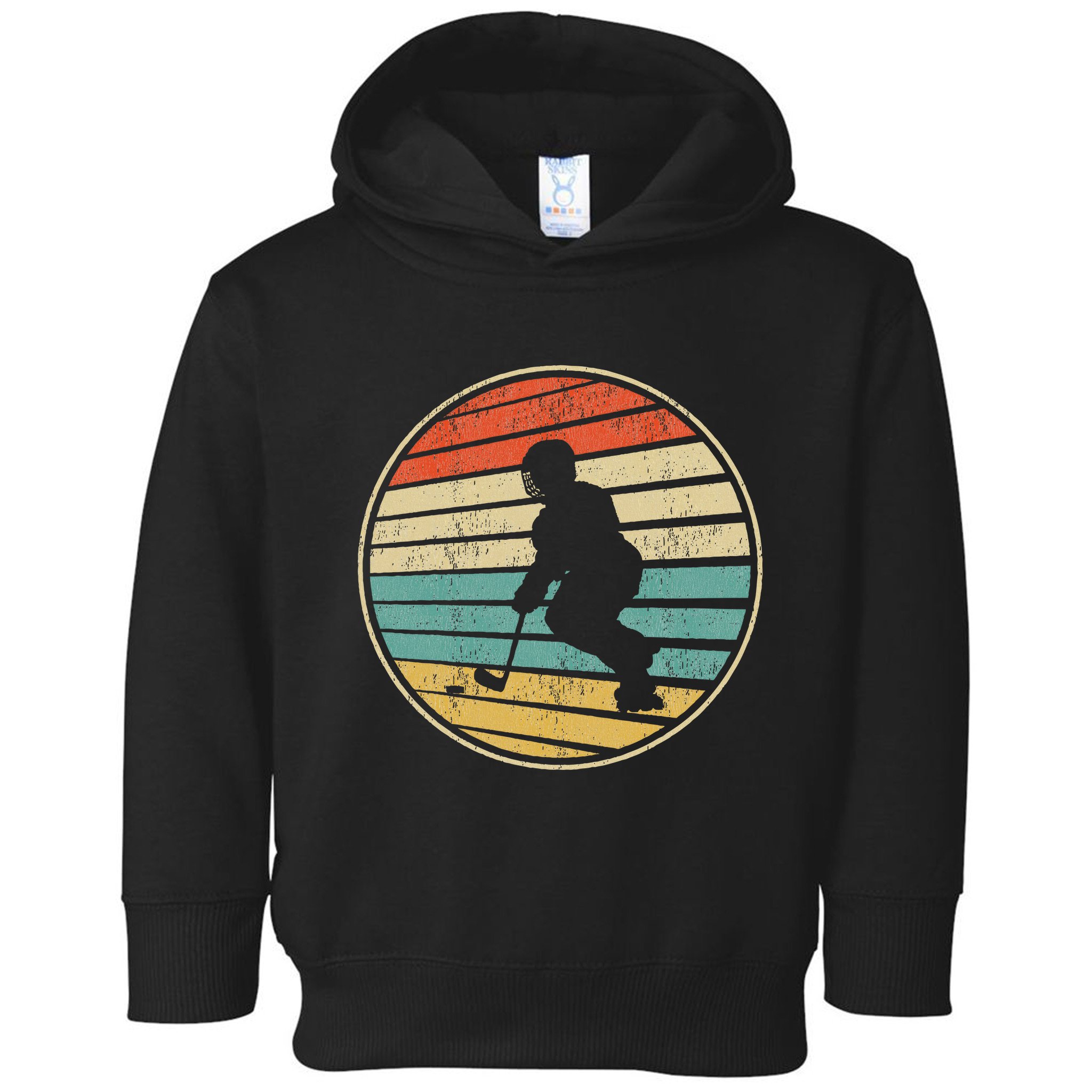 Roller Hockey Retro Vintage 70s 80s Rink Hockey Lovers Toddler Hoodie
