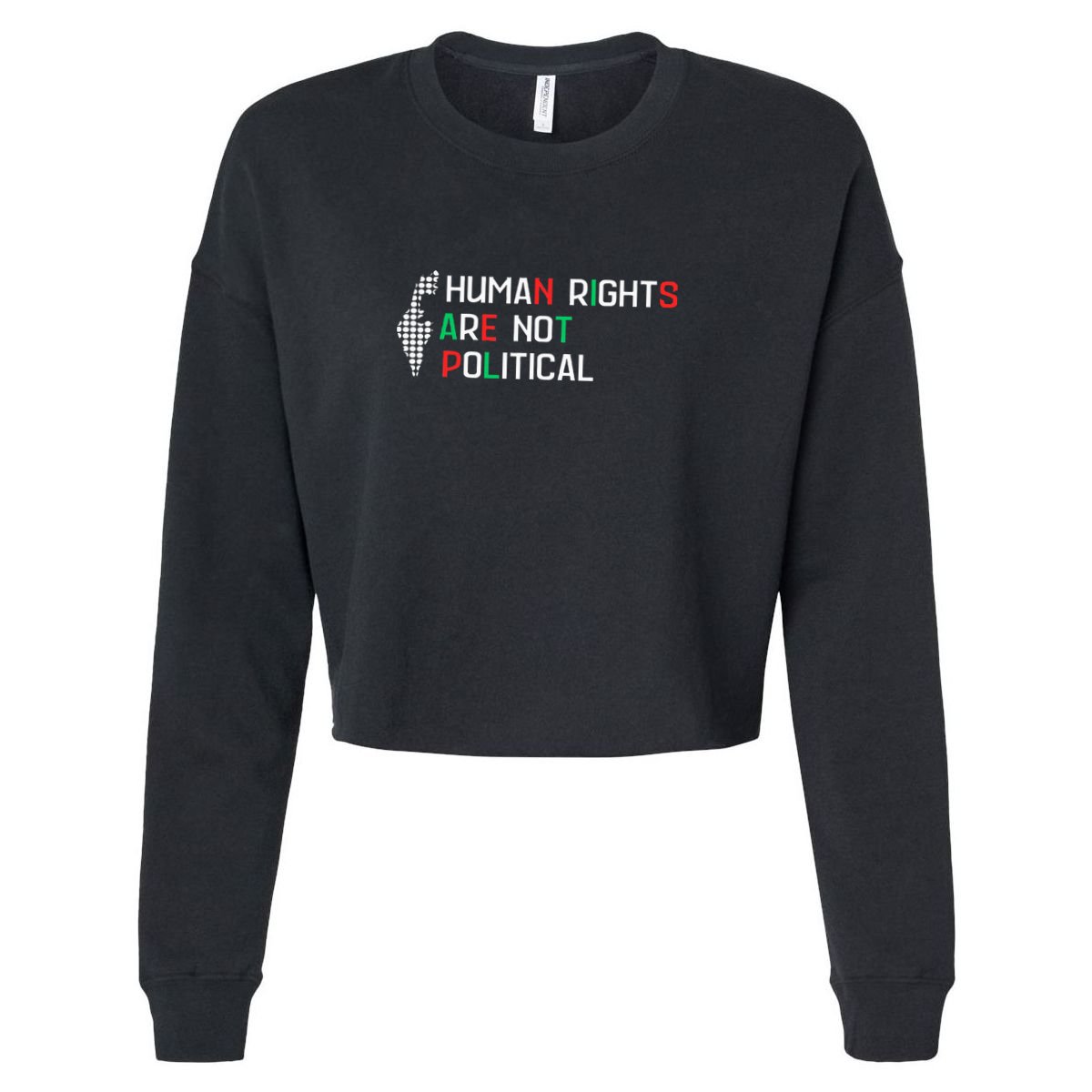 retro Human Rights Are Not Political Support Palestine  Apron