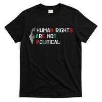 retro Human Rights Are Not Political Support Palestine  T-Shirt