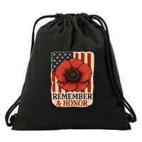 Remember & Honor Drawstring Bag